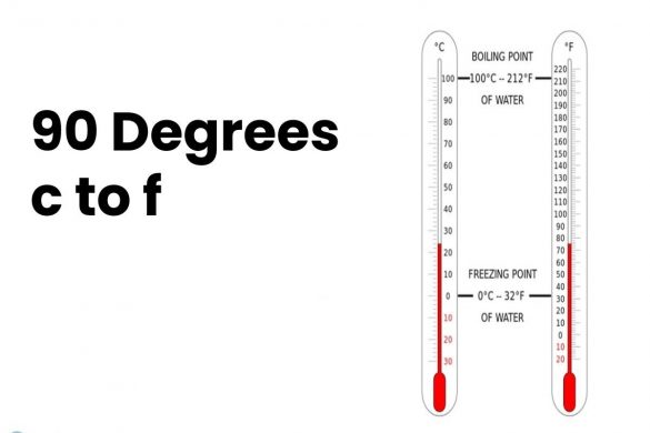 90 degrees c to f