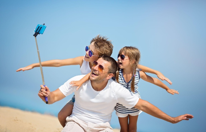 Using a Selfie Stick