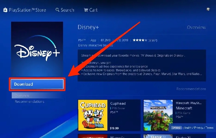 How to Install Disney Plus on PS4?