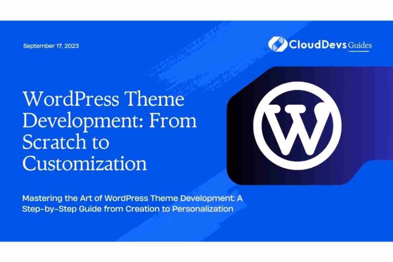 Scratch With WordPress- Definition, And More