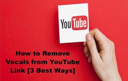 Remove Vocals from YouTube Link