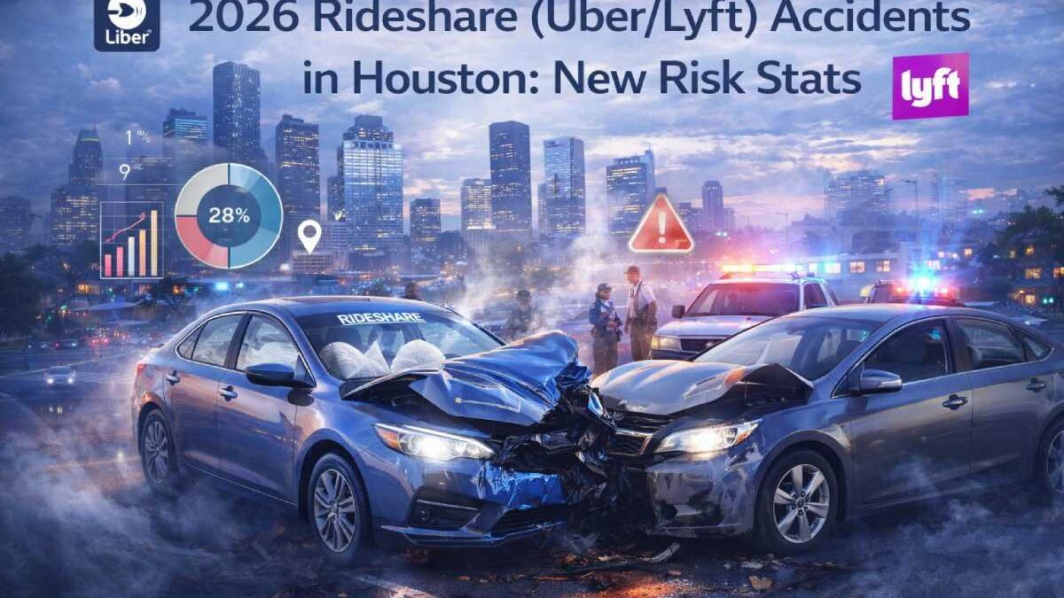 2026 Rideshare (Uber/Lyft) Accidents in Houston: New Risk Stats