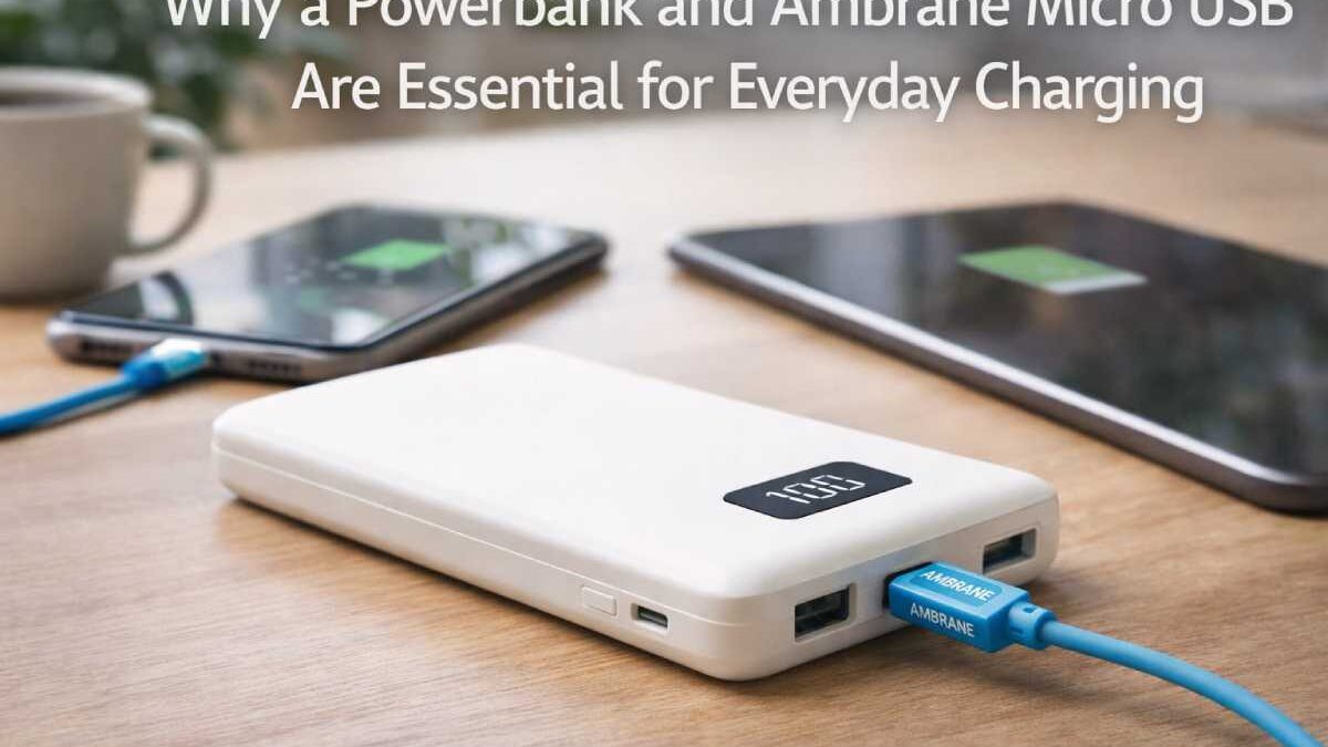 Why a Powerbank and Ambrane Micro USB Are Essential for Everyday Charging