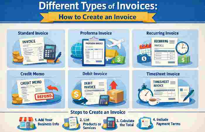 different types of invoices