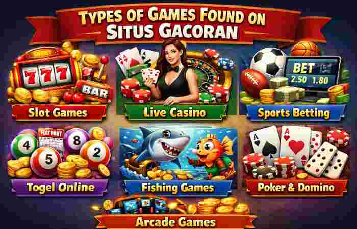types of games found on situs gacoran