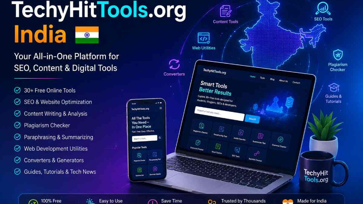 Techyhittools org India – Free SEO, Content & Digital Tools Platform