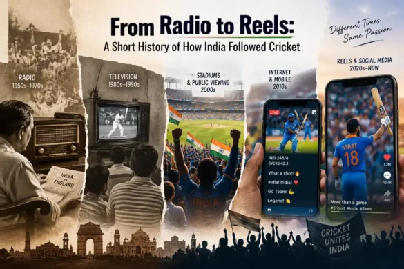 From Radio to Reels: A Short History of How India Followed Cricket